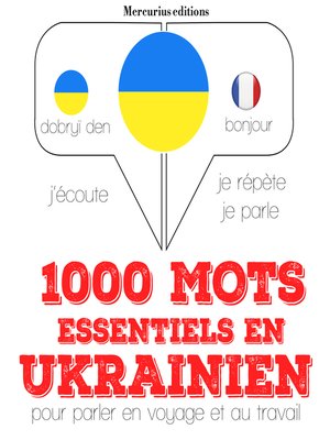 cover image of 1000 mots essentiels en ukrainien
